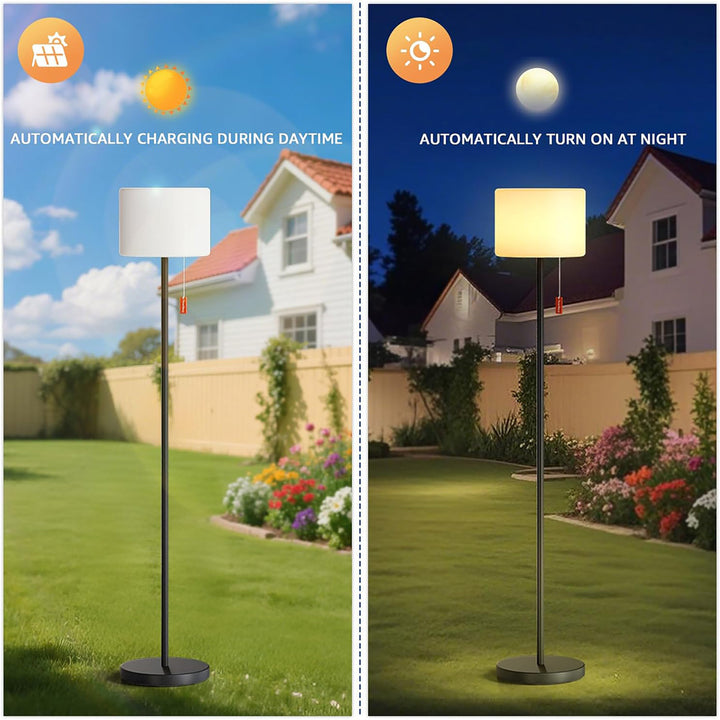 Solar Rechargeable LED Outdoor Floor Lamp