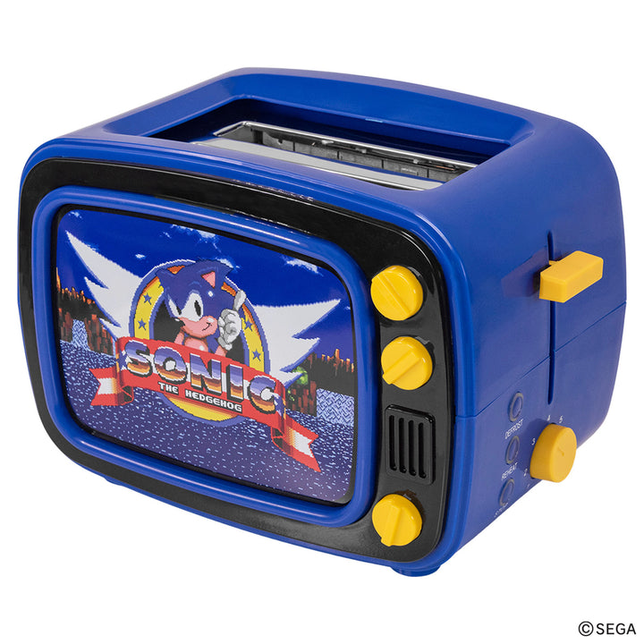 Retro TV Image on Toast Toaster