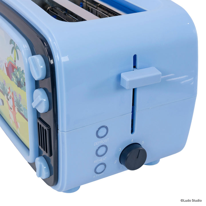 Retro TV Image on Toast Toaster