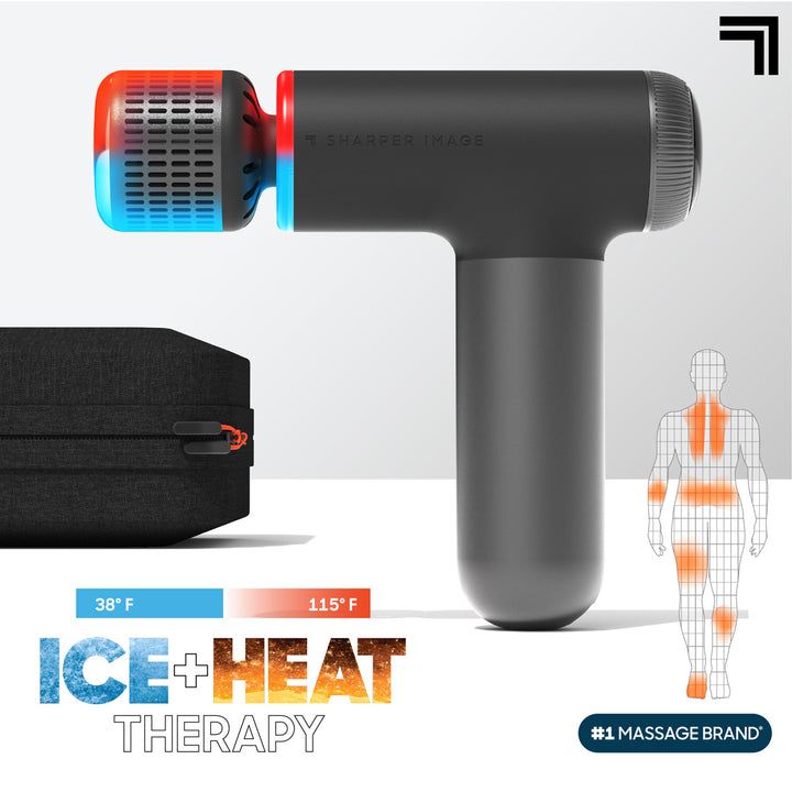 Sharper Image PowerBoost Pro Plus Hot and Cold Compact Massage Gun