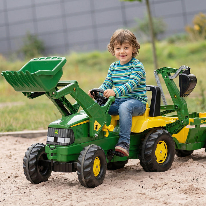 John Deere Pedal Loader With Backhoe