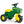 John Deere 3-Wheeled Pedal Tractor With Trailer
