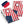 Patriotic Bean Bag Toss 2' x 3'