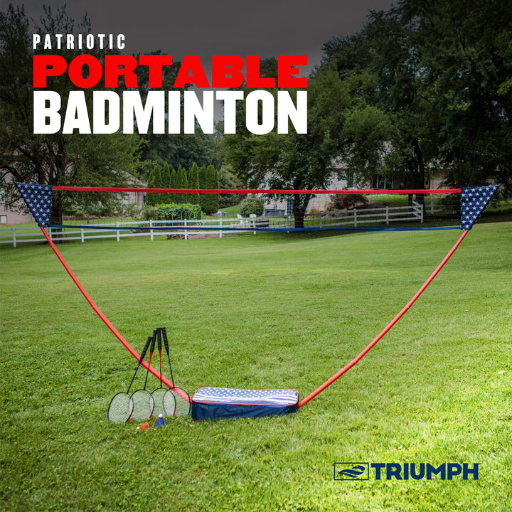 Patriotic Portable Badminton