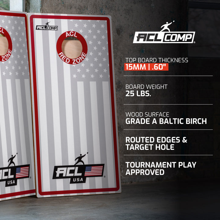 American Cornhole League ACL COMP 2x4 Cornhole Board - USA Edition