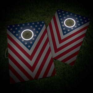 Patriotic LED 2x3 Cornhole Set