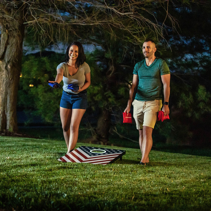 Patriotic LED 2x3 Cornhole Set