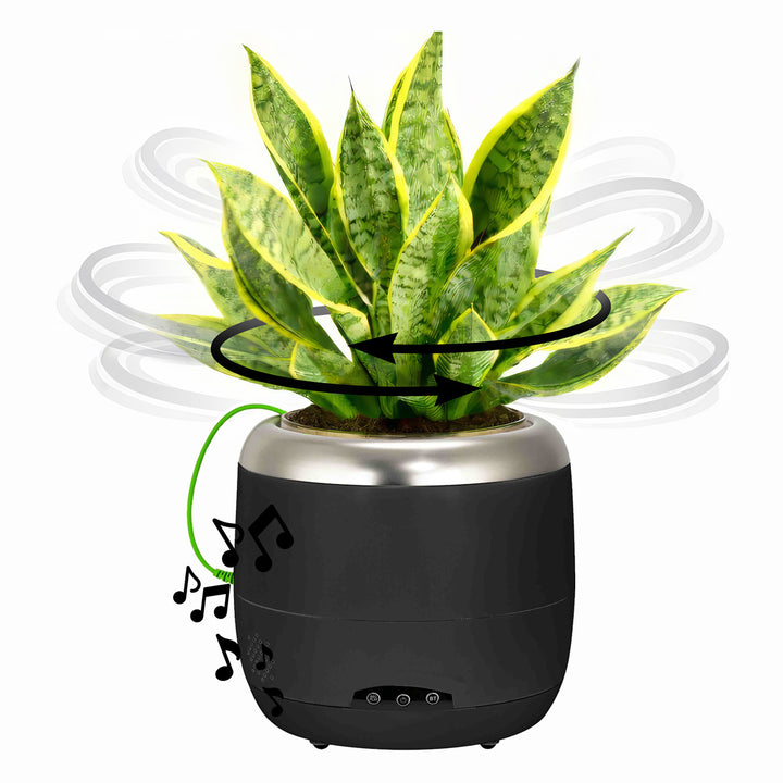 Interactive 4'' Smart Plant Pot with Speaker