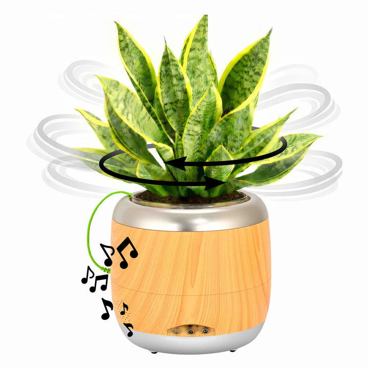 Interactive 4'' Smart Plant Pot with Speaker