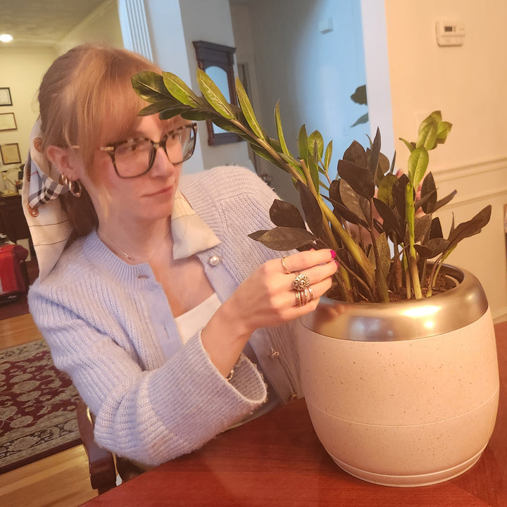 Interactive 6'' Smart Plant Pot with Speaker