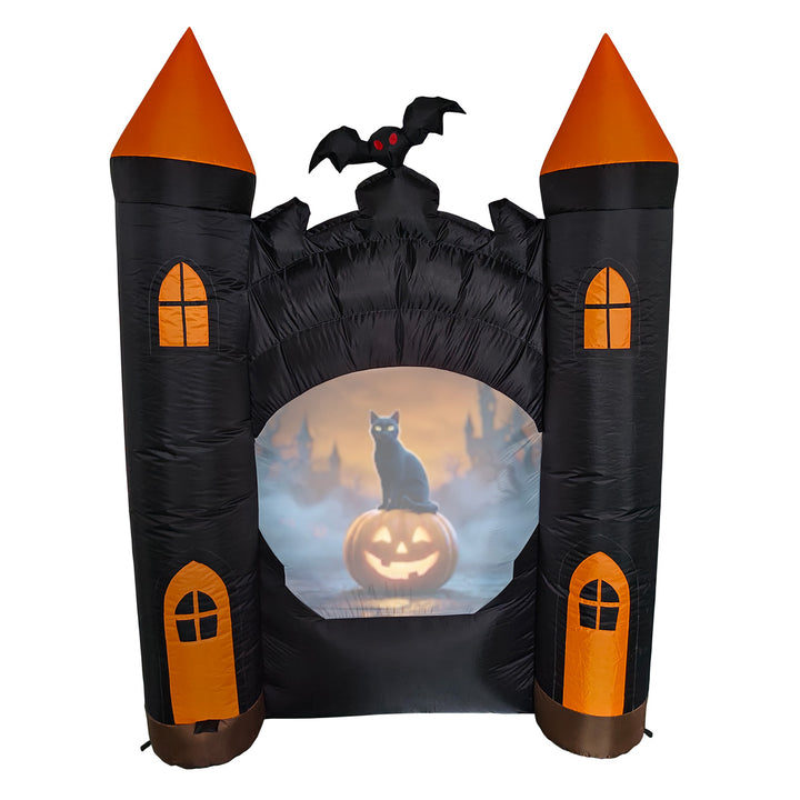 7' Animated Inflatable Haunted Castle