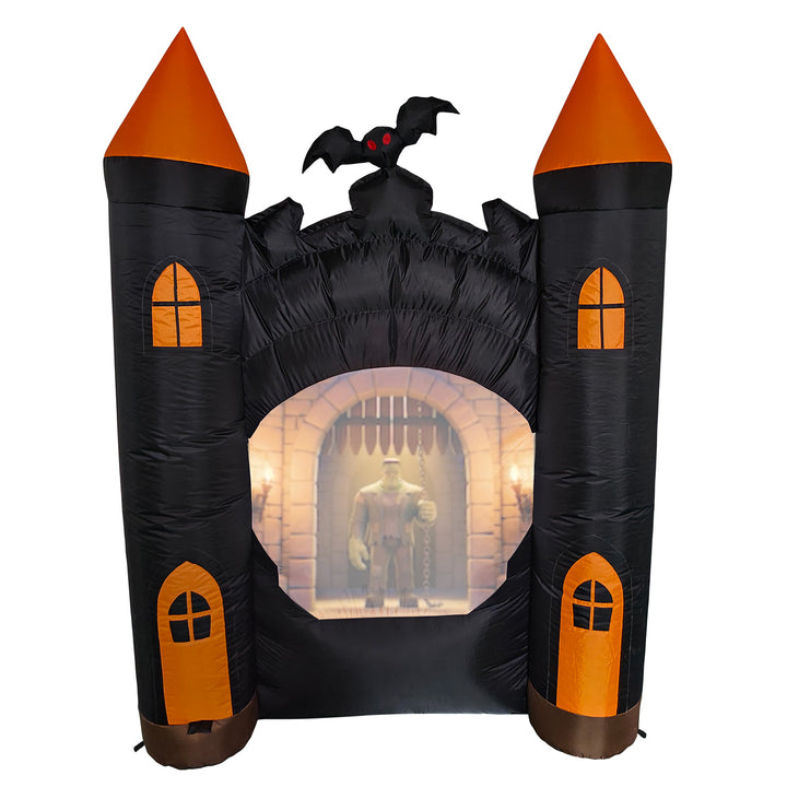 7' Animated Inflatable Haunted Castle