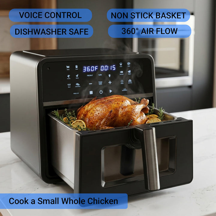 Voice-Controlled 10-Qt. Air Fryer
