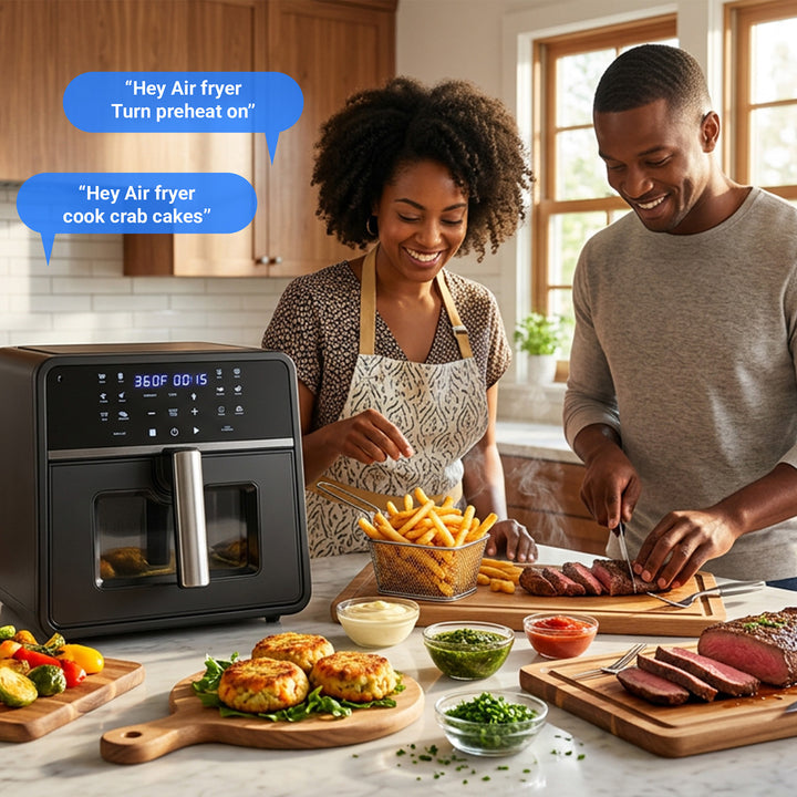 Voice-Controlled 10-Qt. Air Fryer