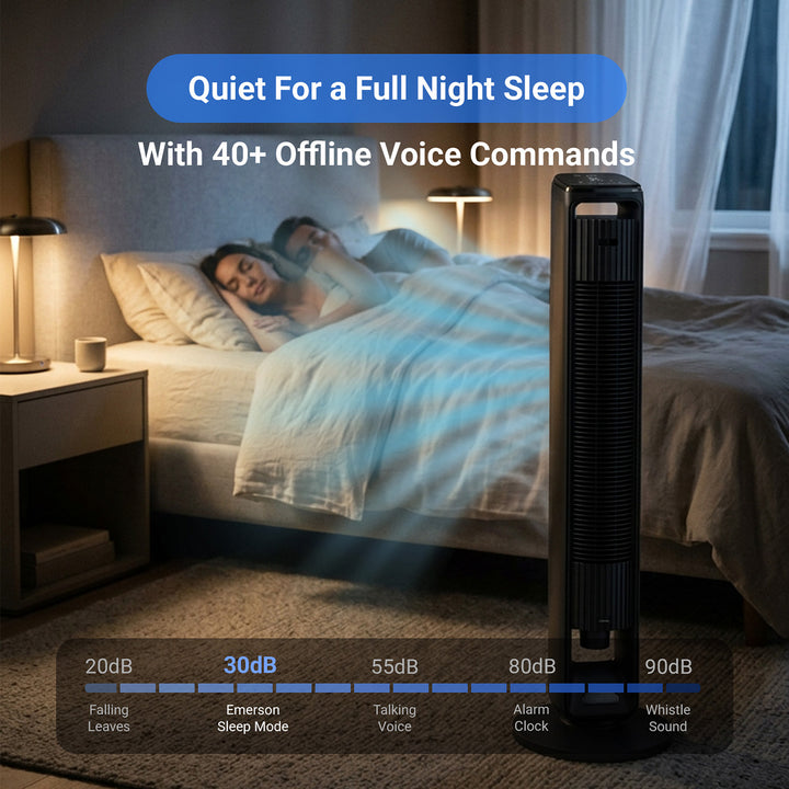 Voice-Controlled 42" Tower Fan