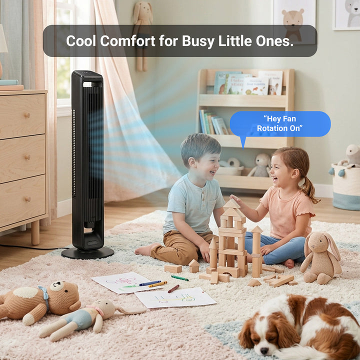 Voice-Controlled 42" Tower Fan