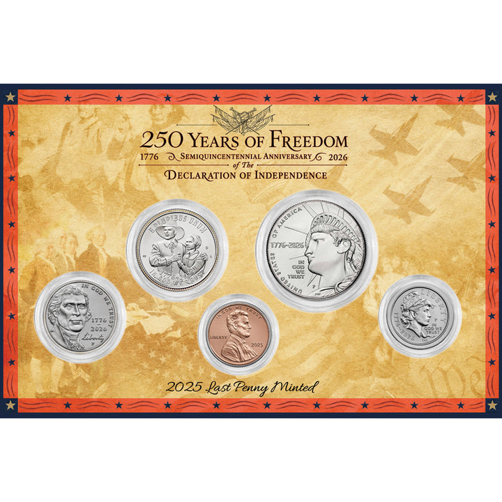 250th Anniversary Collectable Coin Set