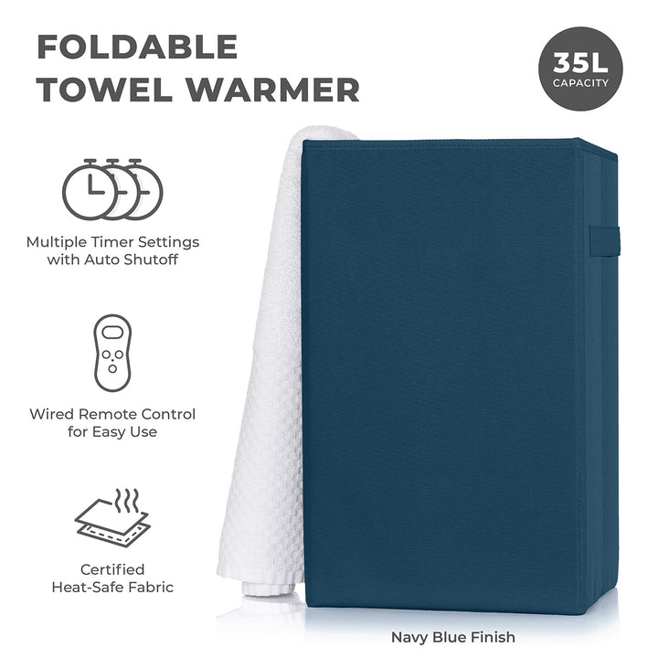 35L Foldable Towel Warmer with Timer
