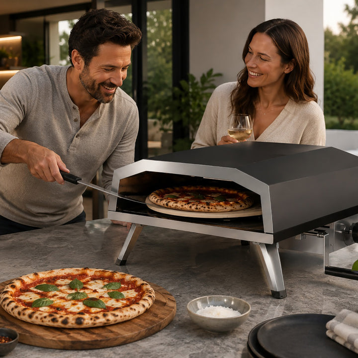 16in Gas Pizza Oven with Rotating Pizza Stone