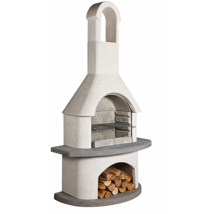 Deluxe Outdoor Fireplace and BBQ