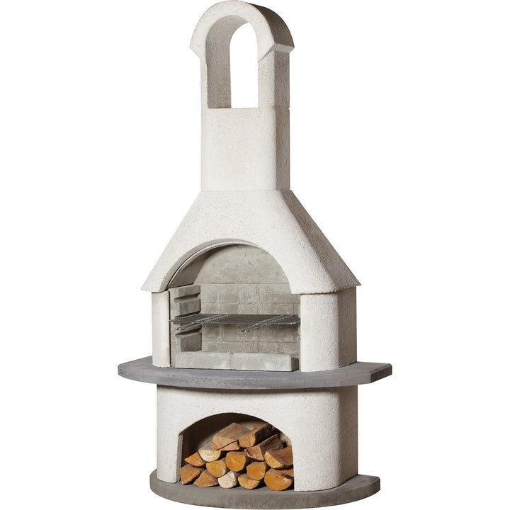 Deluxe Outdoor Fireplace and BBQ