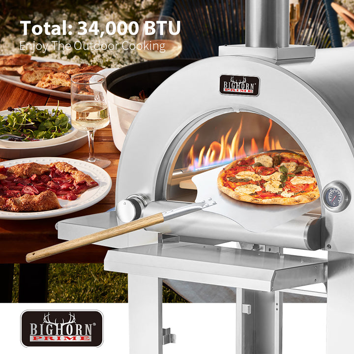 Deluxe Stainless Steel Outdoor Pizza Oven