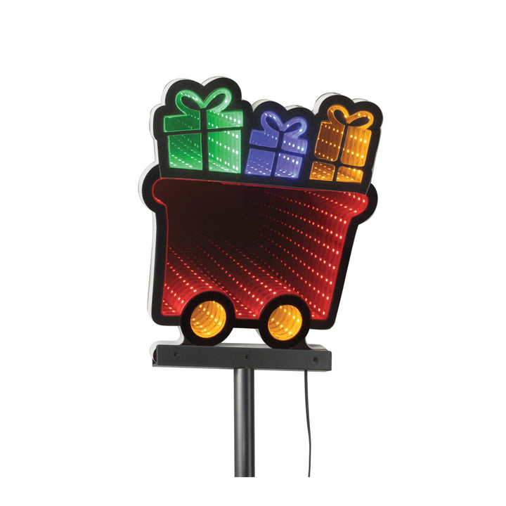 Holiday Infinity Light Lawn Stakes (Set of 4)