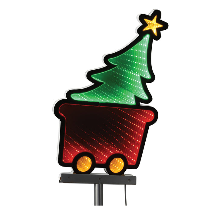 Holiday Infinity Light Lawn Stakes (Set of 4)