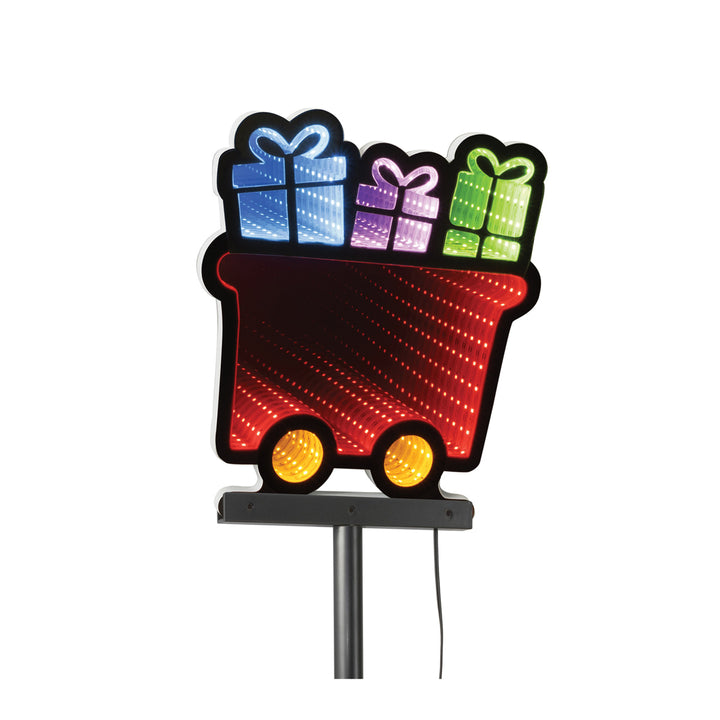 Holiday Infinity Light Lawn Stakes (Set of 4)