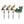 Holiday Infinity Light Lawn Stakes (Set of 4)