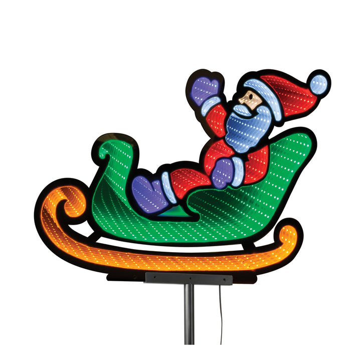 Holiday Infinity Light Lawn Stakes (Set of 4)