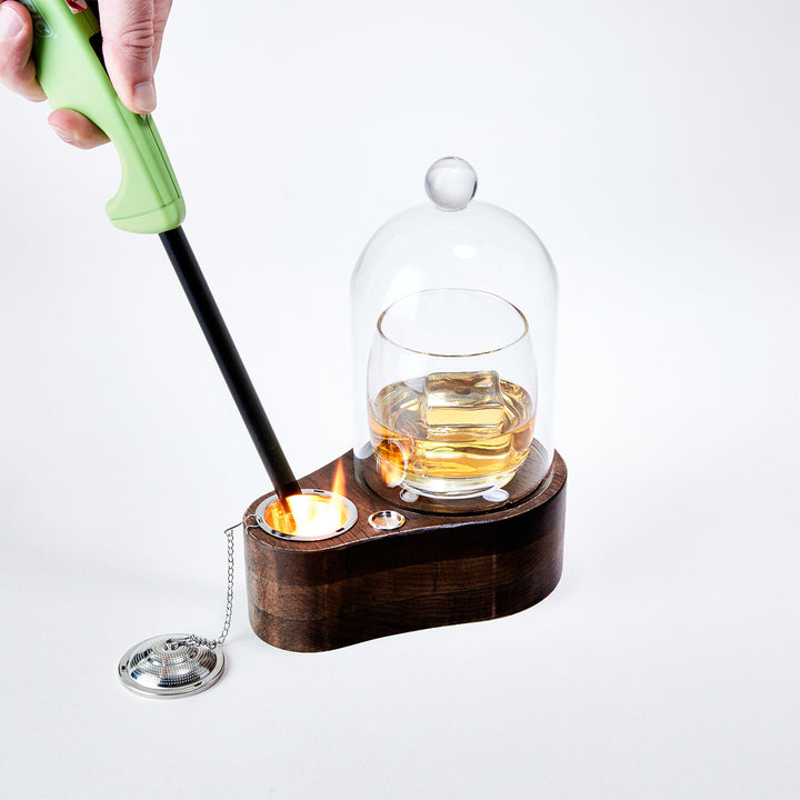 Glass Cocktail Cloche and Smoker Set