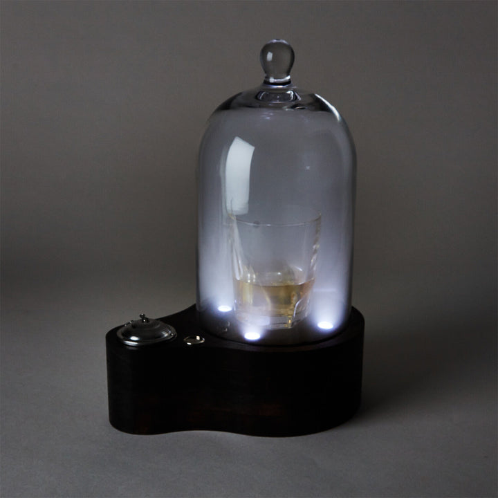 Glass Cocktail Cloche and Smoker Set
