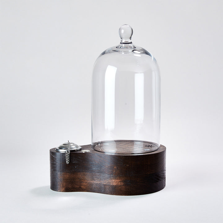 Glass Cocktail Cloche and Smoker Set
