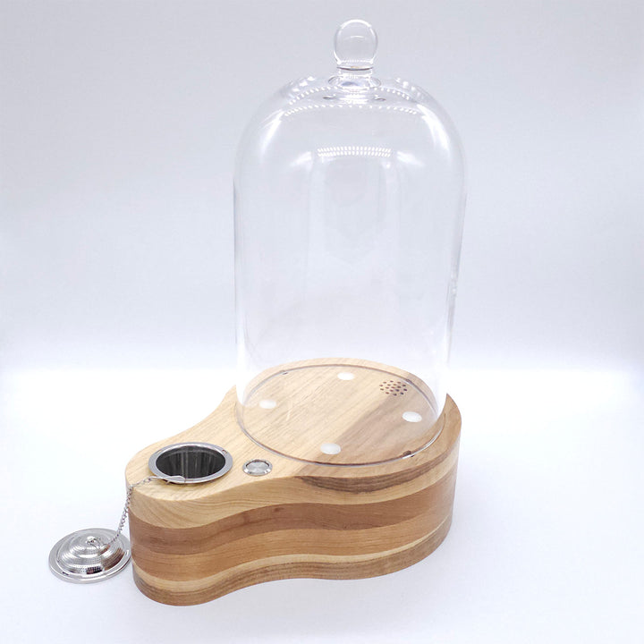 Glass Cocktail Cloche and Smoker Set