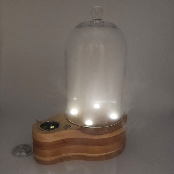 Glass Cocktail Cloche and Smoker Set