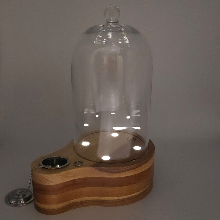 Glass Cocktail Cloche and Smoker Set