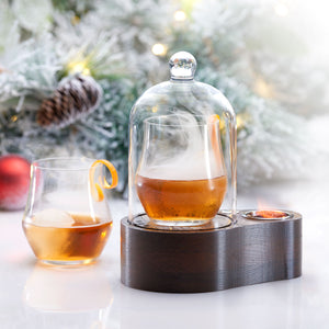Glass Cocktail Cloche and Smoker Set