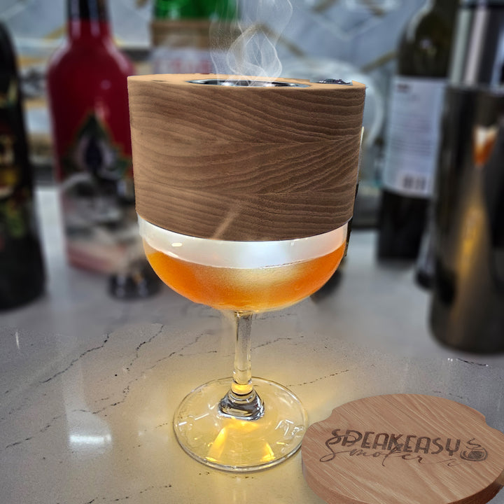 Glass Topper Cocktail Smoker Set