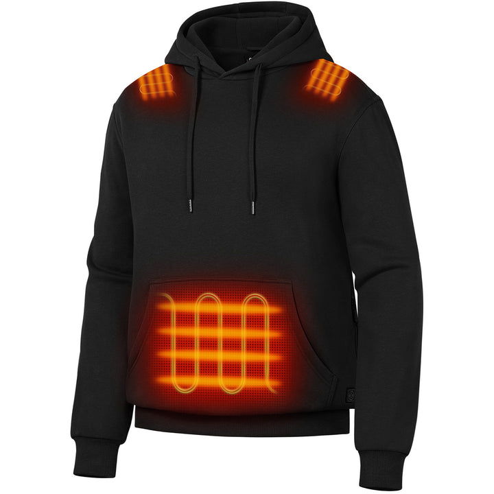 Unisex Heated Pullover Hoodie