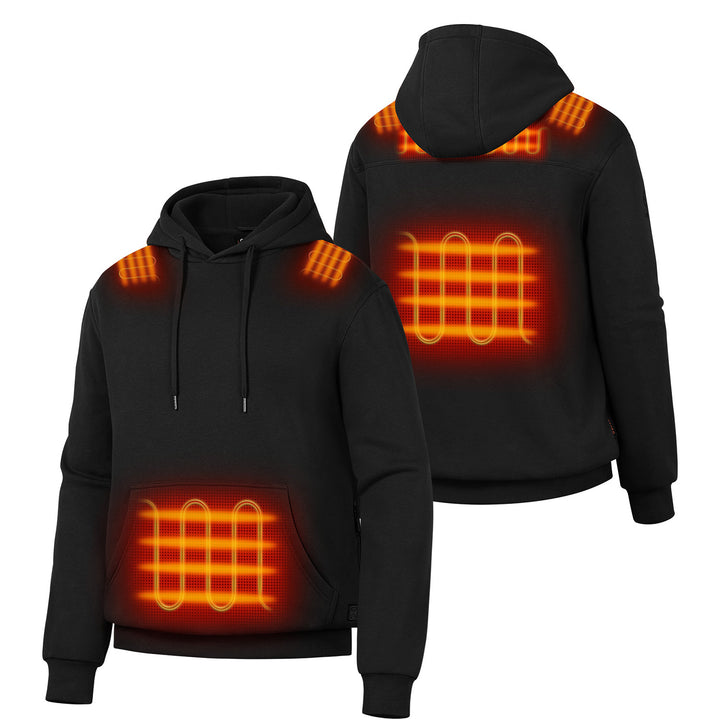 Unisex Heated Pullover Hoodie