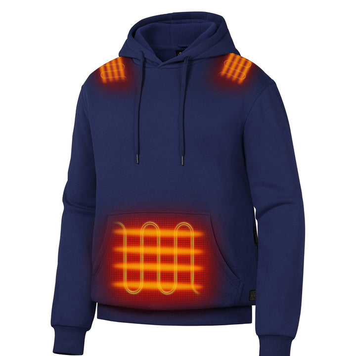 Unisex Heated Pullover Hoodie