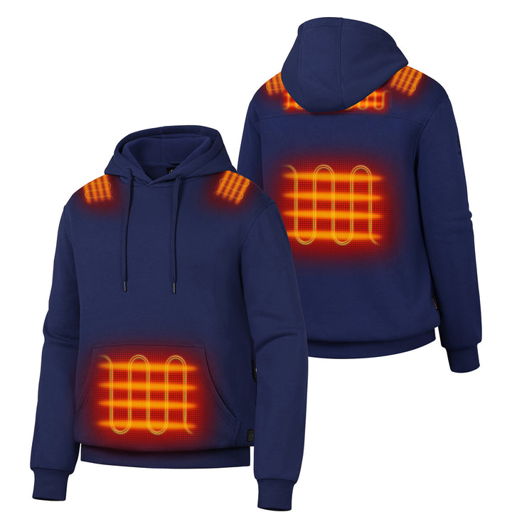 Unisex Heated Pullover Hoodie