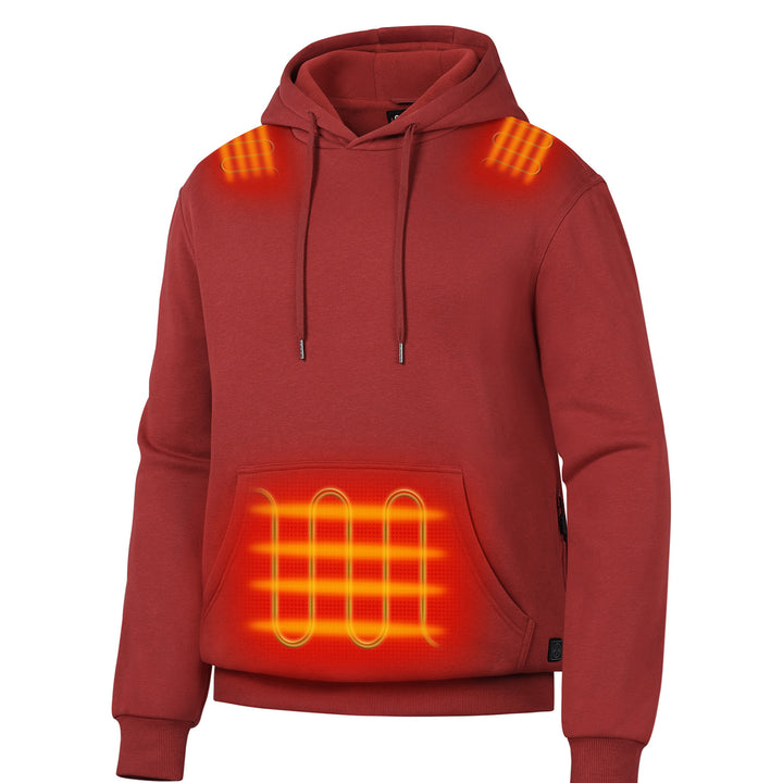 Unisex Heated Pullover Hoodie