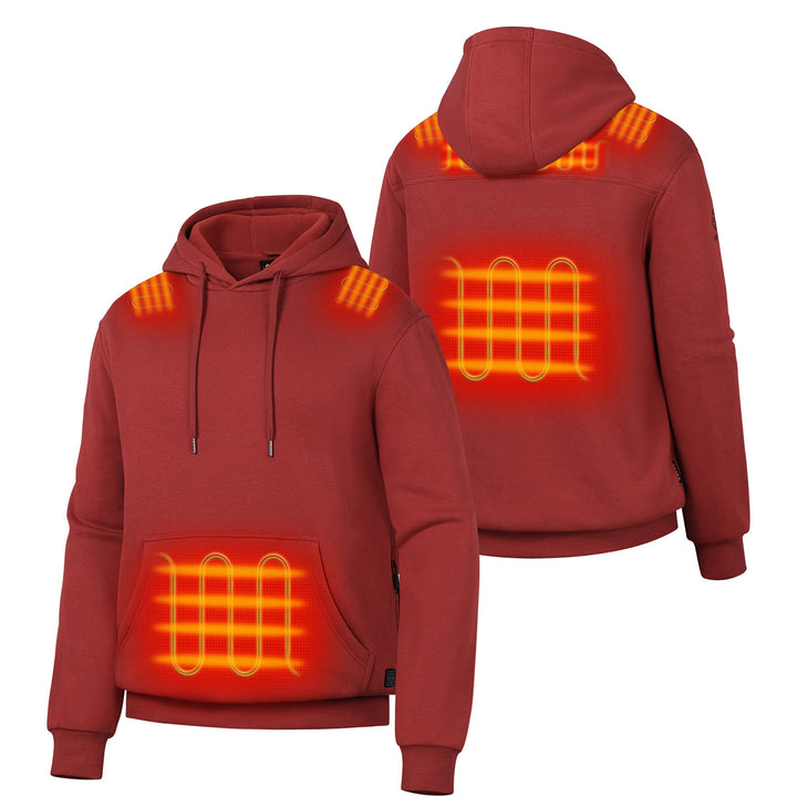 Unisex Heated Pullover Hoodie