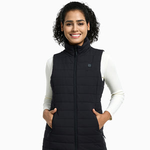 Women's Heated Long Puffer Vest