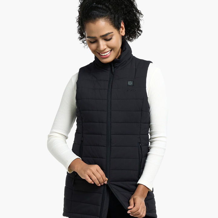 Women's Heated Long Puffer Vest