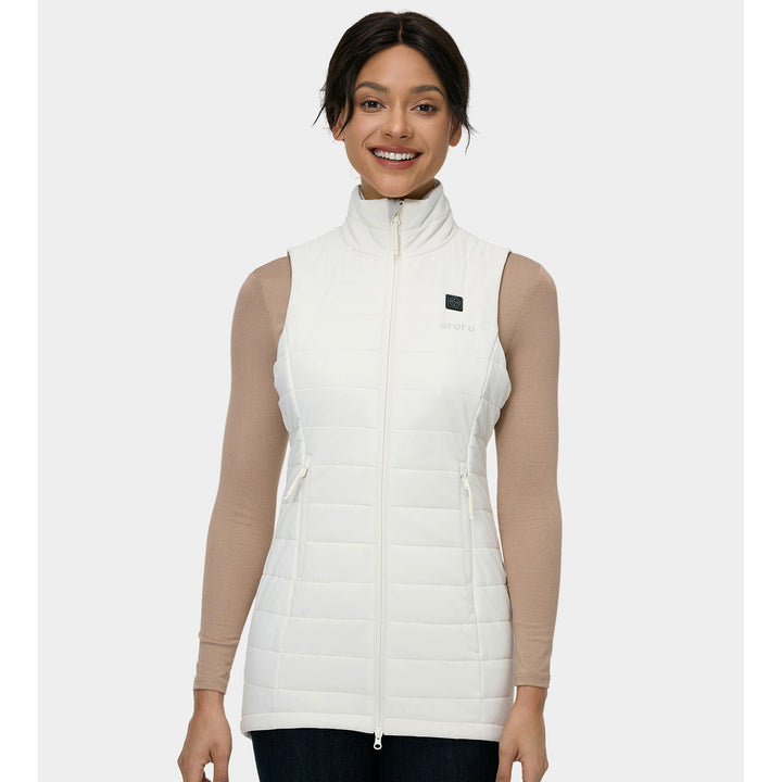 Women's Heated Long Puffer Vest