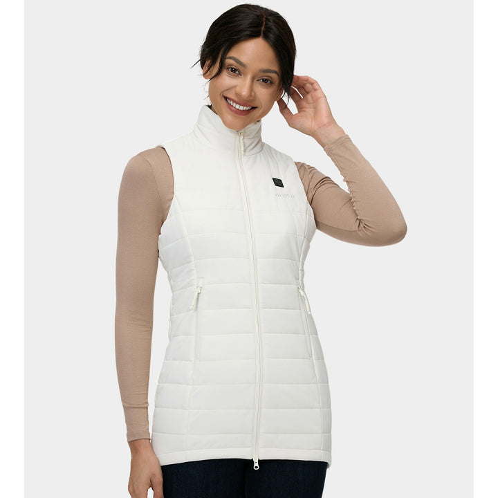 Women's Heated Long Puffer Vest