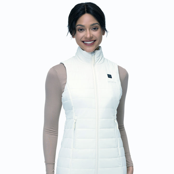 Women's Heated Long Puffer Vest
